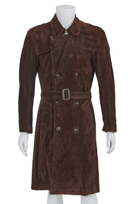 Lot 119 - Lee McQueen's Maison Martin Margiela brown suede trench coat, circa 2007