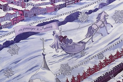 Lot 142 - An Hermès 'De Passage a Moscou' designed by...