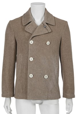 Lot 118 - Lee McQueen's Alexander McQueen grey cashmere-wool blend caban jacket, Autumn-Winter 2005-06