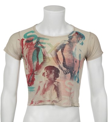 Lot 183 - A Westwood/McLaren SEX smoking boys t-shirt, circa 1976