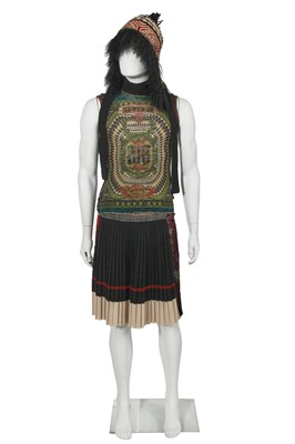 Lot 142 - A Jean Paul Gaultier men's wool ensemble, 'Le Grand Voyage/Arbullboud’deville' collection, Autumn-Winter 1994-95