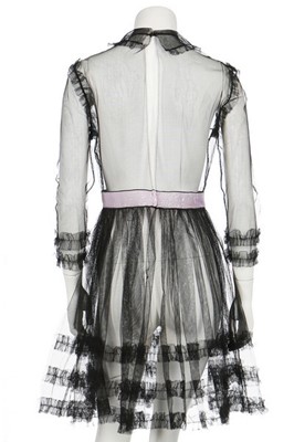 Lot 181 - A Gucci trompe l'oeil sequinned tulle dress,...