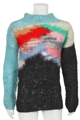 Lot 181 - A Westwood/McLaren Seditionaries knitted mohair sweater, circa 1979