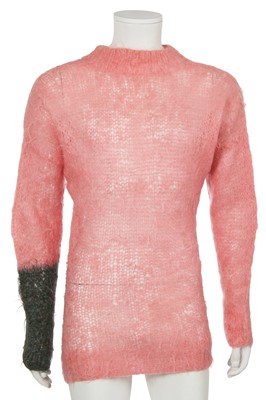 Lot 184 - A Westwood/McLaren SEX knitted pink mohair sweater, circa 1976