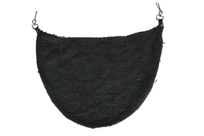 Lot 180 - A Westwood/McLaren Seditionaries black terry cloth bum flap, circa 1979