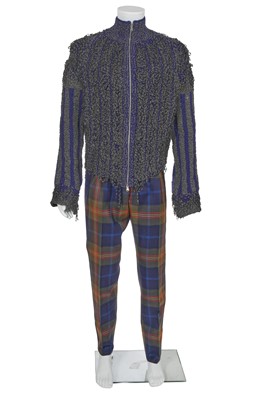 Lot 6 - A Vivienne Westwood men's wool and lurex ensemble, Autumn-Winter 2010-11