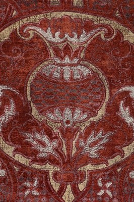 Lot 168 - A fine Mariano Fortuny stencilled velvet wall...