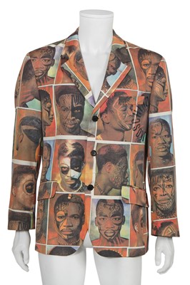 Lot 151 - A Franco Moschino men's printed cotton blazer, Spring-Summer 1995