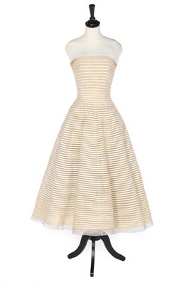 Lot 206 - A Christian Dior evening dress, late 1950s,...