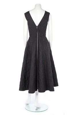 Lot 315 - A Jean Paul Gaultier quilted black dress and...