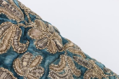 Lot 98 - A fine and important pair of embroidered...