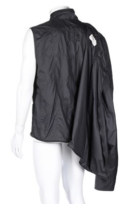 Lot 324 - A rare Hussein Chalayan man's black zippered...