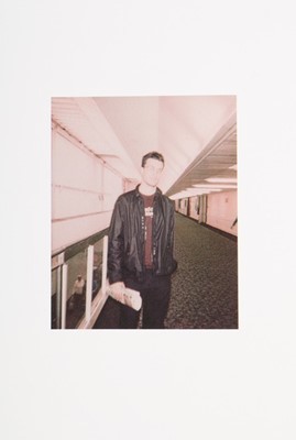 Lot 324 - A rare Hussein Chalayan man's black zippered...
