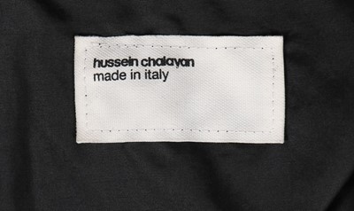 Lot 324 - A rare Hussein Chalayan man's black zippered...
