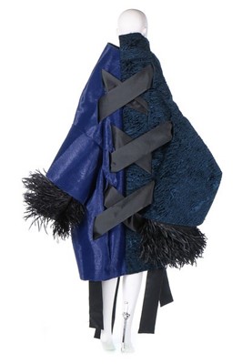 Lot 367 - A Comme des Garçons conical coat, 'Blue Witch'...