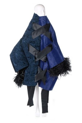 Lot 367 - A Comme des Garçons conical coat, 'Blue Witch'...