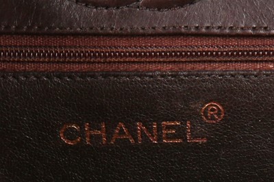 Lot 4 - A Chanel brown alligator bag, 1980s, alligator...