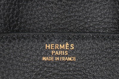 Lot 28 - An Hermès black clemence leather Birkin, 2003,...