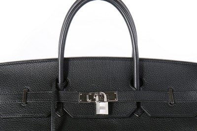 Lot 13 - An Hermès black togo leather Birkin, 2005,...