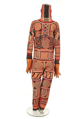Lot 371 - A rare Igbo Spirit Dance outfit, Nigeria,...