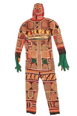 Lot 371 - A rare Igbo Spirit Dance outfit, Nigeria,...