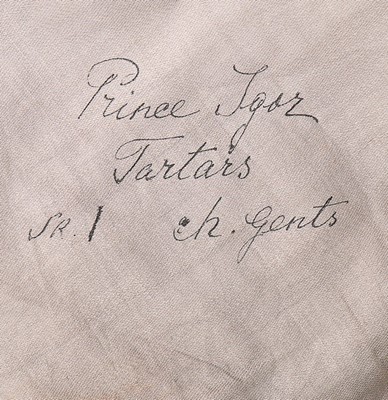 Lot 156 - A Tartar hat, designed by Nicholas Roerich for...