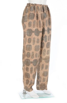 Lot 153 - A pair of Tartar trousers, designed by...
