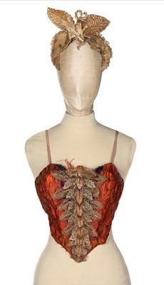 Lot 159 - Margot Fonteyn's bodice from 'Firebird', for...