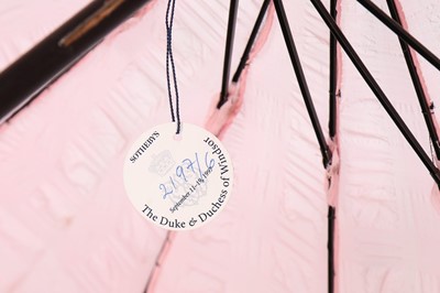 Lot 380 - The Duchess of Windsor's pink seersucker...