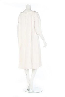 Lot 119 - A woman's linen night shirt and a pair of...