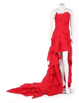 Lot 408 - A Jean-Louis Scherrer by Stephane Rolland red...