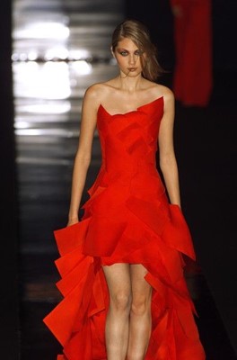 Lot 408 - A Jean-Louis Scherrer by Stephane Rolland red...