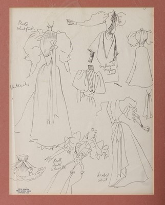 Lot 75 - Cecil Beaton costume designs, probably for...