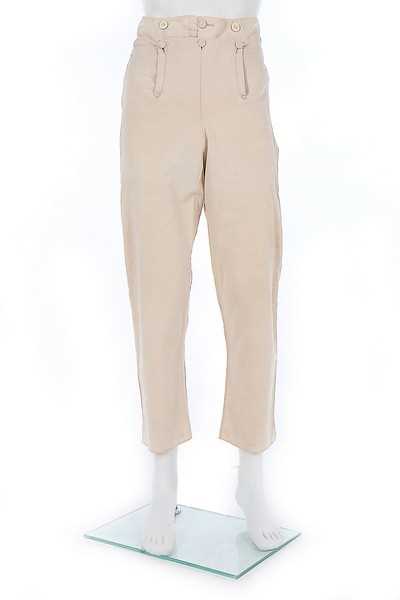 Lot 135 - A pair of Holland-cotton men's trousers, circa...