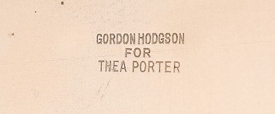 Lot 252 - A Gordon Hodgson for Thea Porter gold brushed...