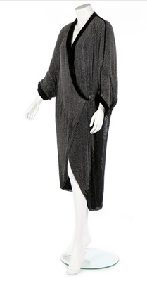 Lot 176 - A Paul Poiret ombré-effect beaded opera coat,...