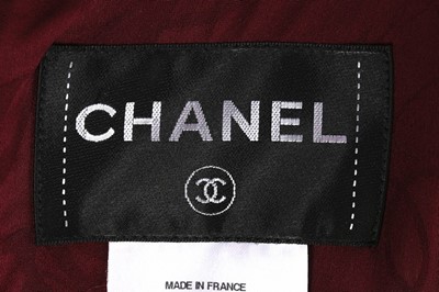 Lot 128 - A Chanel houndstooth check tweed dress, Autumn-...
