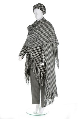 Lot 110 - A Yohji Yamamoto houndstooth checked wool...