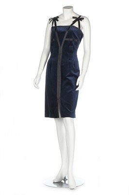 Lot 313 - Two Chanel cocktail dresses, labelled, the...