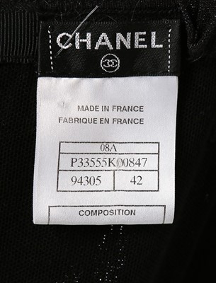 Lot 313 - Two Chanel cocktail dresses, labelled, the...