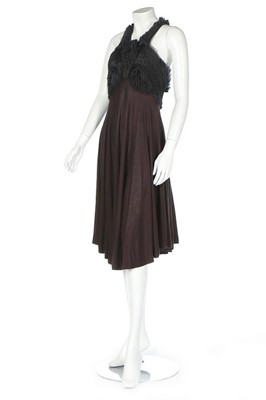 Lot 327 - An Alexander McQueen black jersey dress, 2010,...