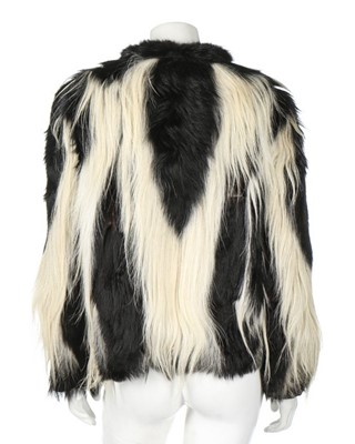 Lot 62 - A Colobus monkey-fur jacket, 1940s, colobus...