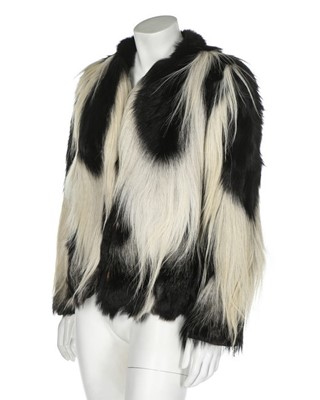 Lot 62 - A Colobus monkey-fur jacket, 1940s, colobus...