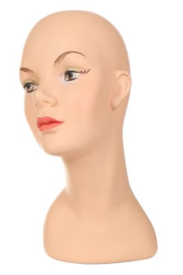 Lot 268 - Four plaster ladies display heads, 1950s, with...