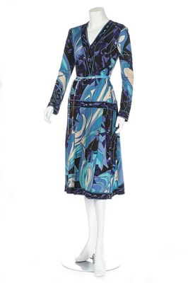 Lot 129 - Three Pucci printed silk jersey dresses, 1960s-...