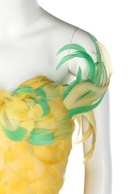 Lot 63 - Jerry Hall's Antony Price 'chicken' dress,...