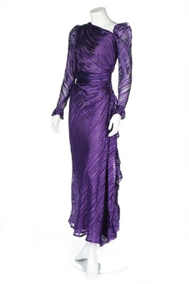 Lot 213 - An Yves Saint Laurent Rive Gauche purple...