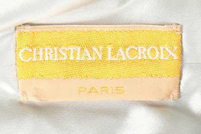 Lot 46 - A Christian Lacroix couture silk evening gown,...