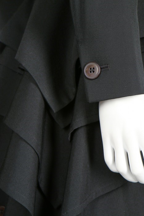Lot 294 - A Jean Paul Gaultier black gabardine suit,