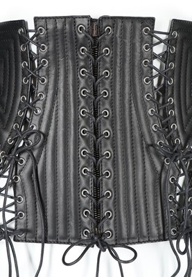 Lot 321 - A Jean Paul Gaultier man's leather corset,...